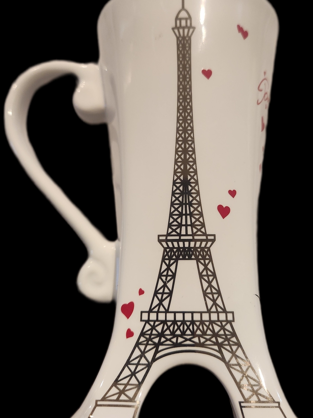 Disney Epcot World of Showcase Eiffel Tower Mickey and Minnie Love Mug